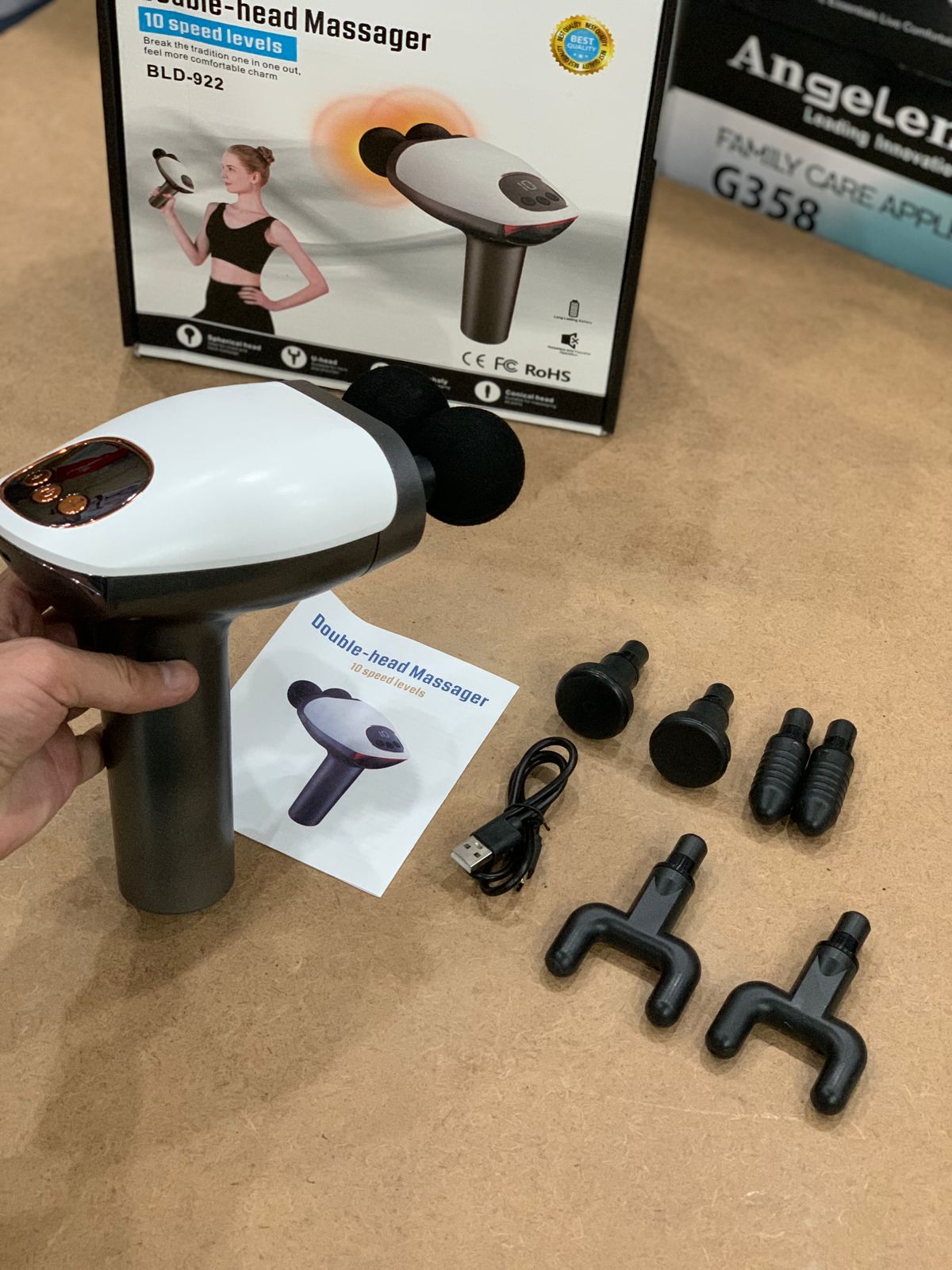 Blueidea Double-Head Percussion Massager - Model BLD-922