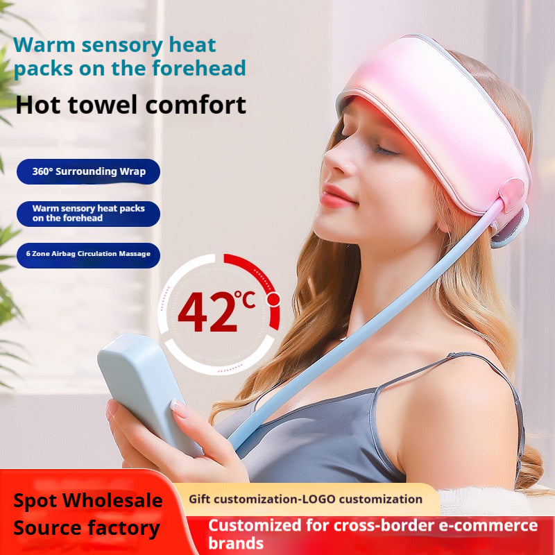 Head Massager with Rubbing, Hot Compress & Massage Functions (Comfort & Relaxation)
