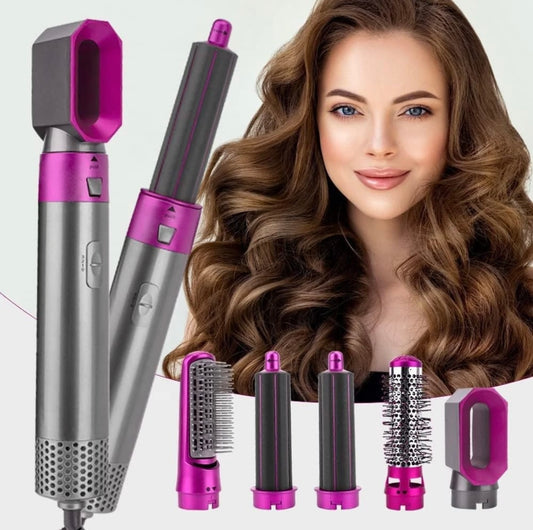 5 in 1 Hair Straightener Curler & Comb Dryer