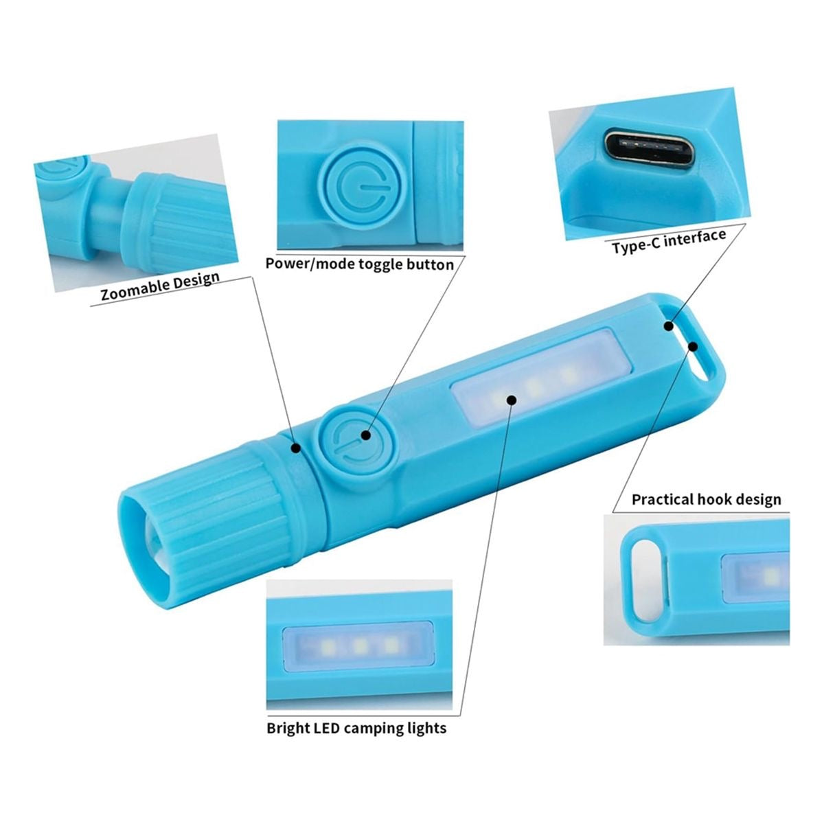 Rechargeable LED Torch N-LIGHT XJ-808