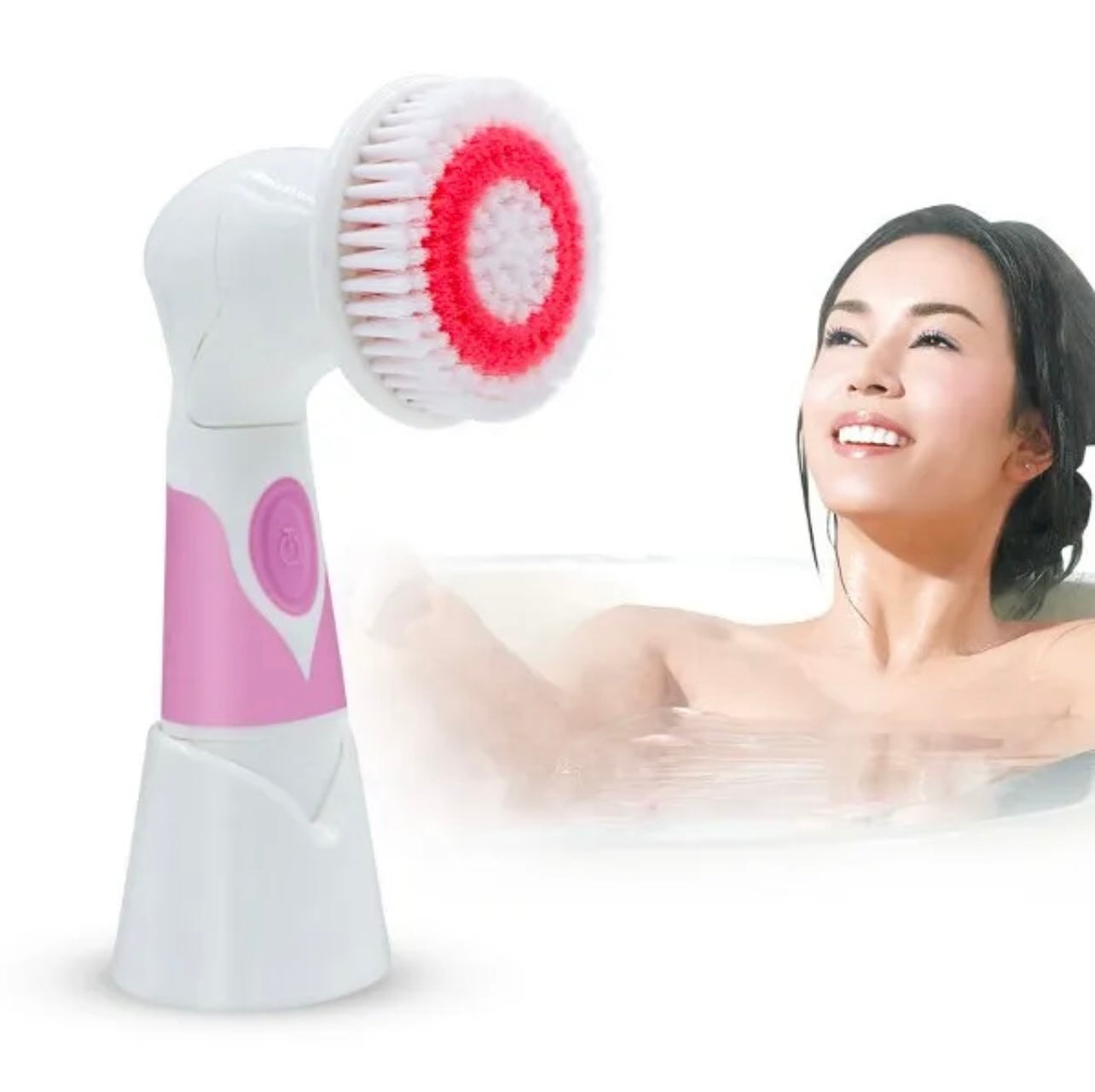 Cnaier 2 in 1 Electric Multi Function Cleanser For Pedicure & Full Body Cleansing Sonic Vibration AE-8288C