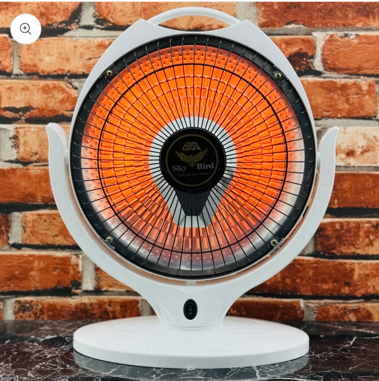 Sun Halogen Dish Heater 300/600W - Instant Warmth & Energy Efficiency