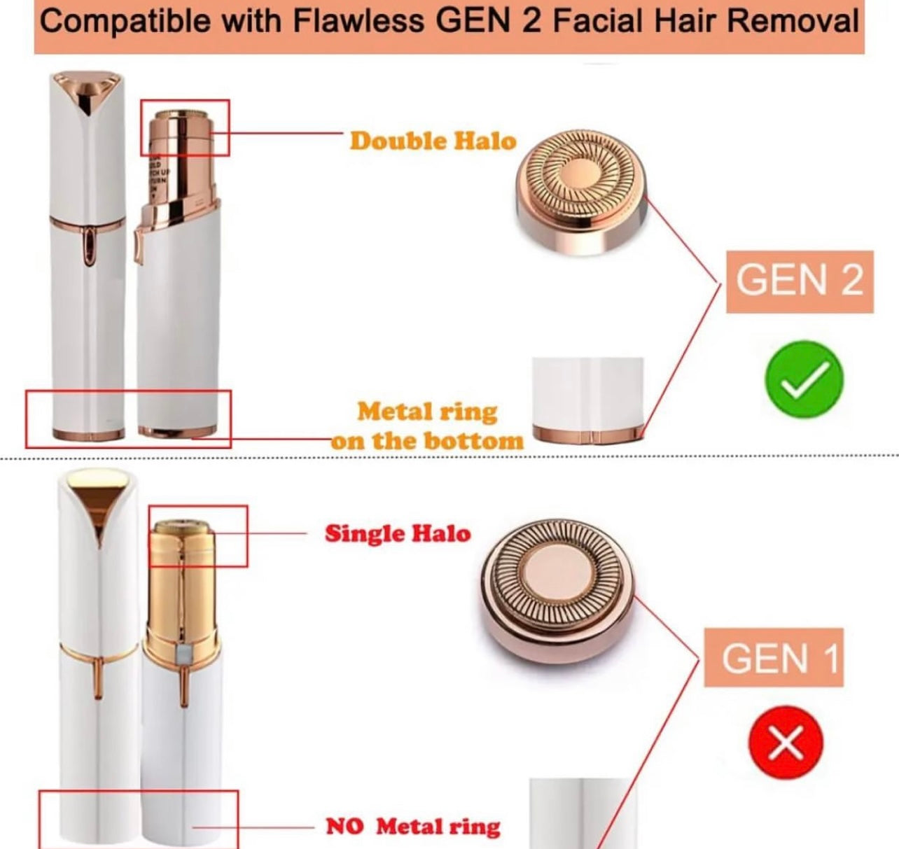 Flawless Facial Hair Remover - Orderly