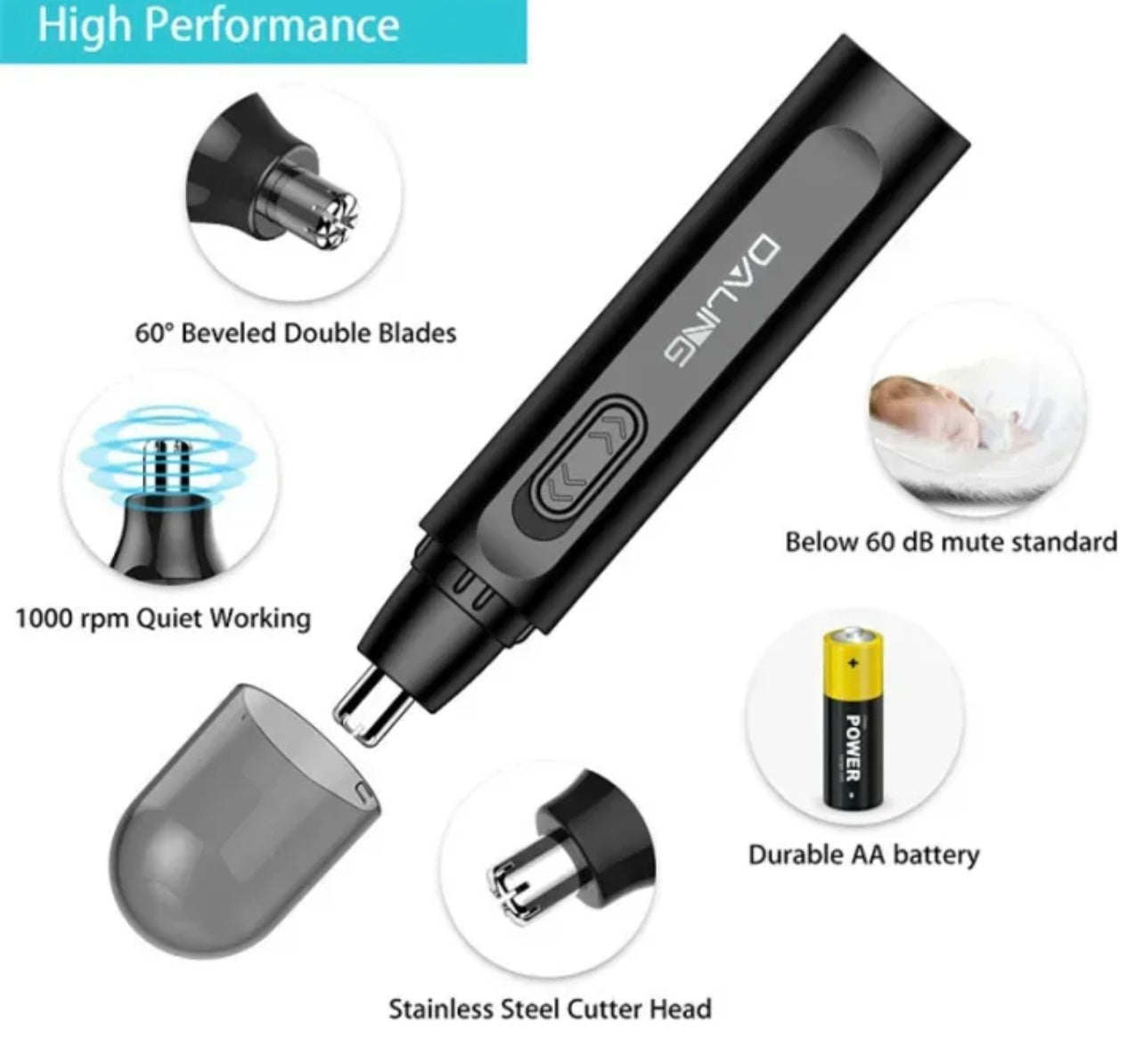 Daling Nose Hair Trimmer