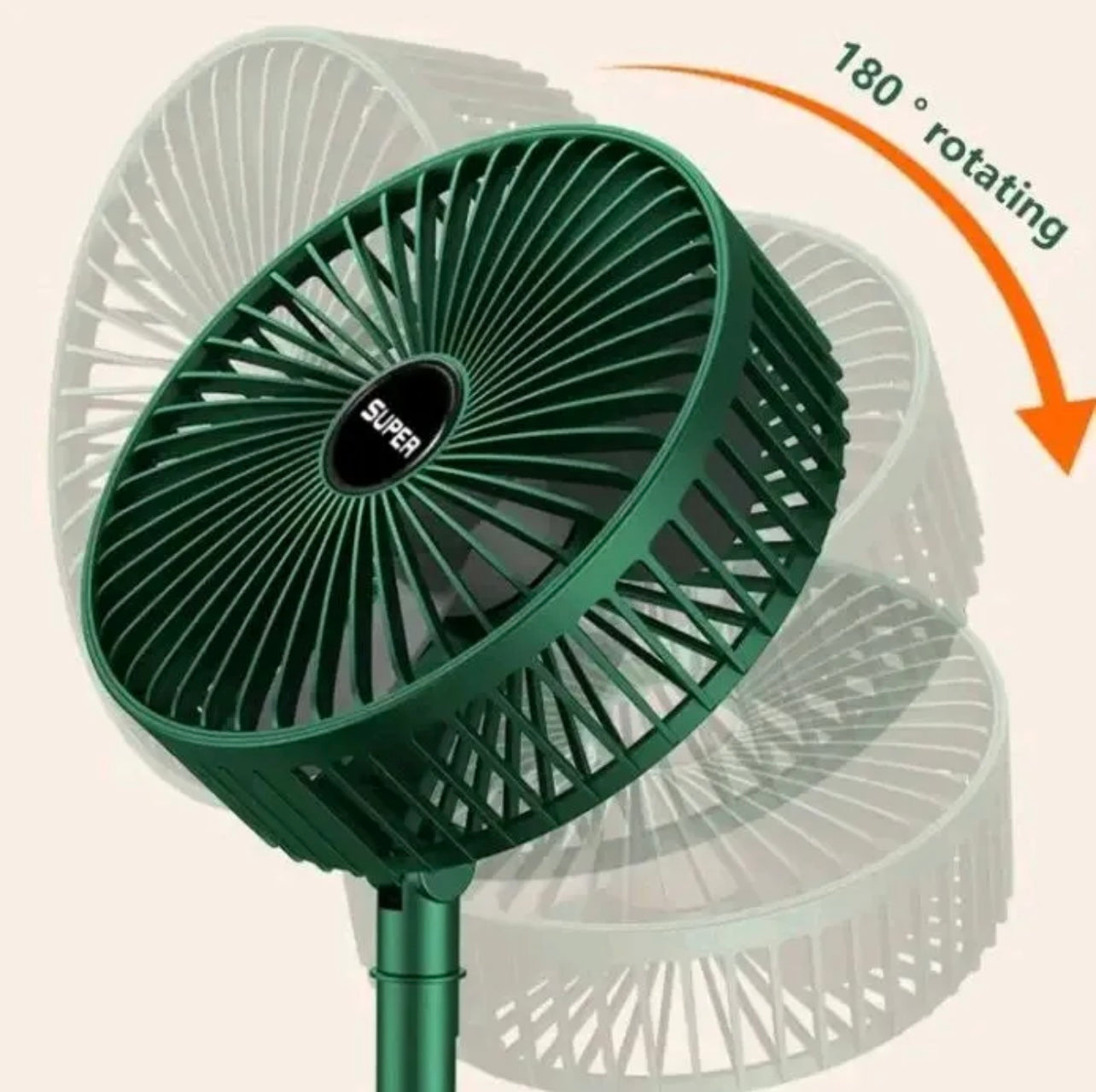 Rechargeable Telescopic Table Fan