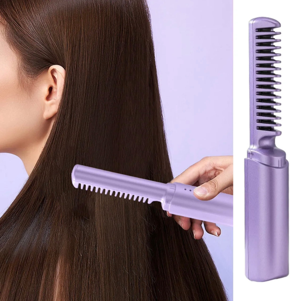 Rechargeable Heat Comb| Mini Hair Straightener