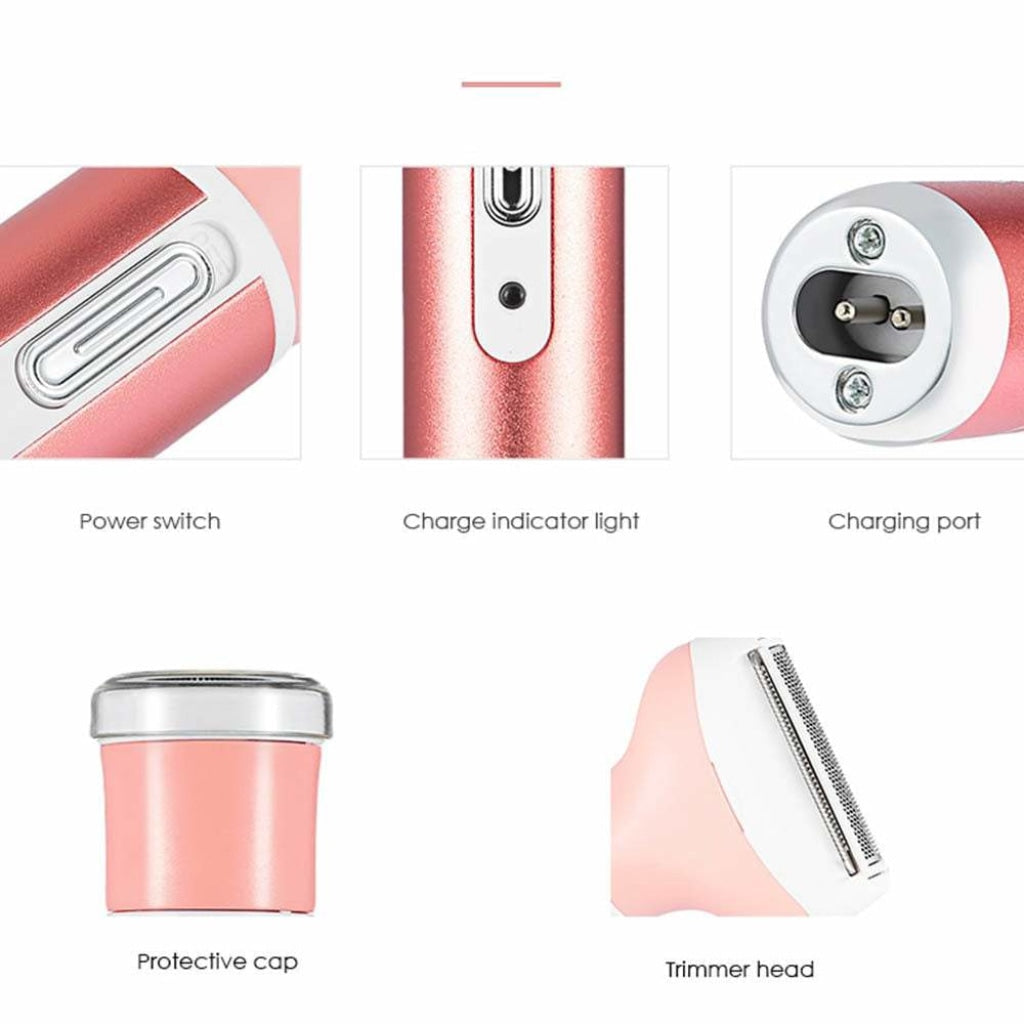 Kemei 4 in 1 Rechargeable Lady Shaver KM-6637