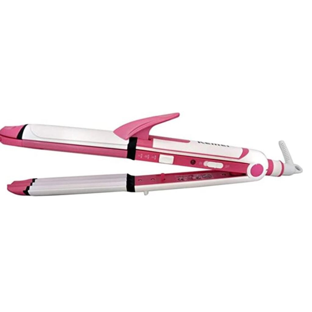 KEMEI 3 in 1 Hair Straightener KM-1291