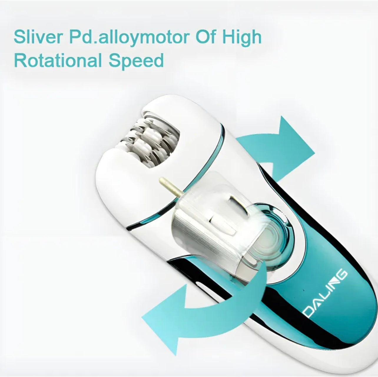 Daling DL-6018 Epilator 4 In 1 Multi-Functional Rechargeable Ladies Grooming Kit