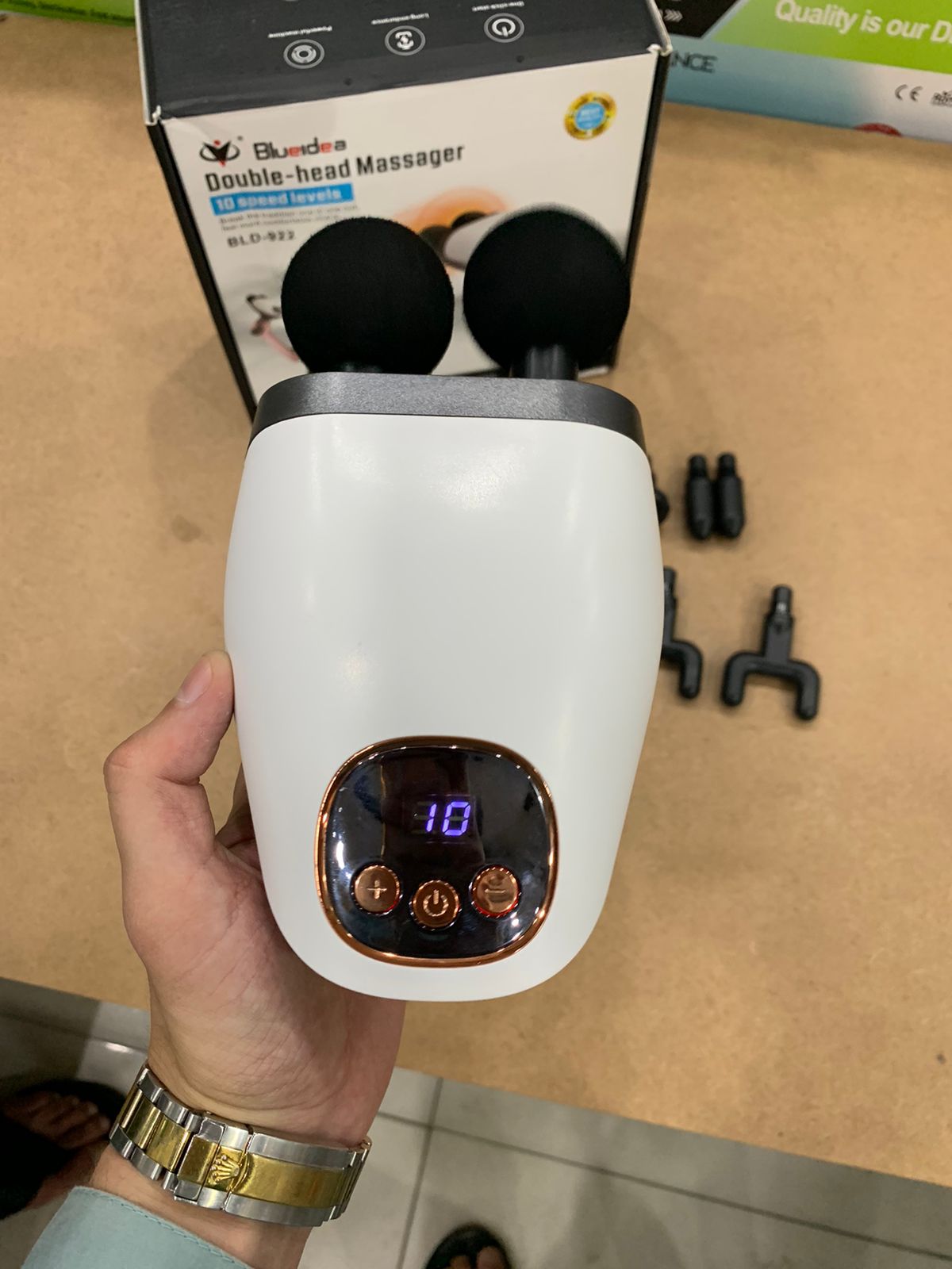 Blueidea Double-Head Percussion Massager - Model BLD-922