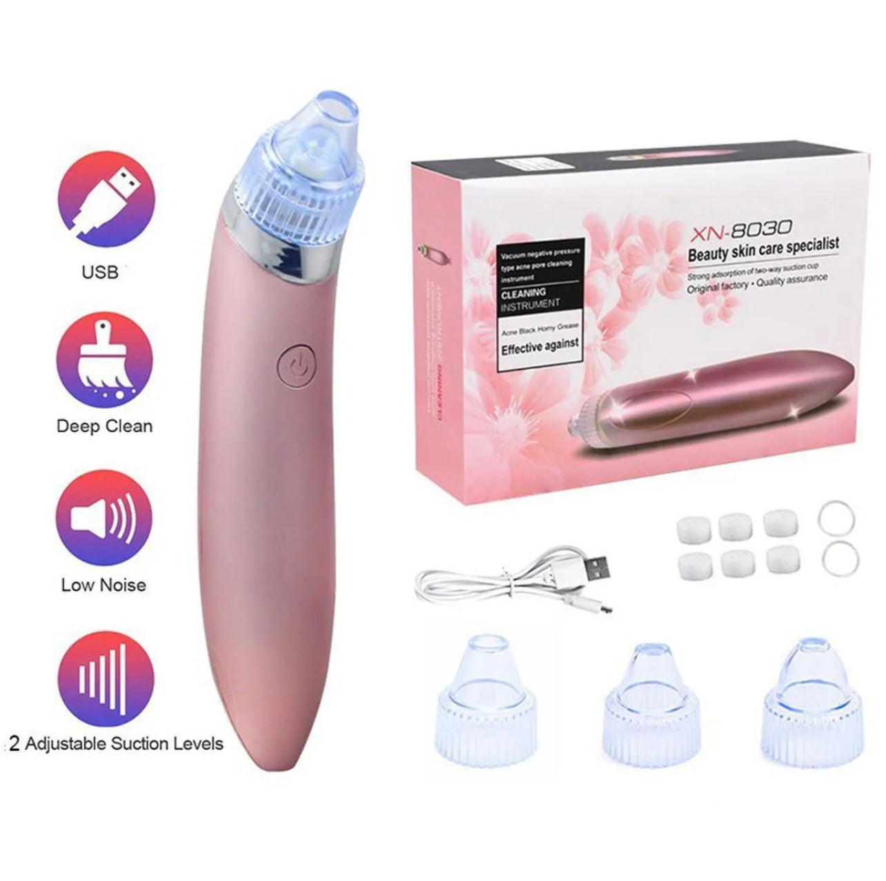 Vacuum Negative Pressure Acne Pore Cleaner - Model XN-8030