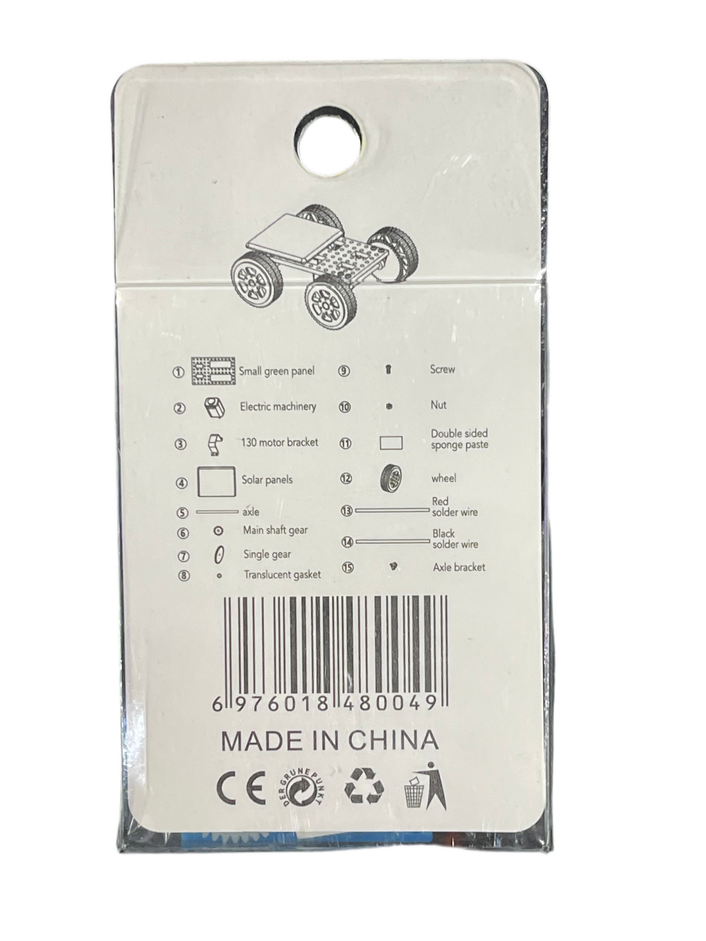 HAOFUHAN DIY Mini Solar Car Kit (STEM Project)
