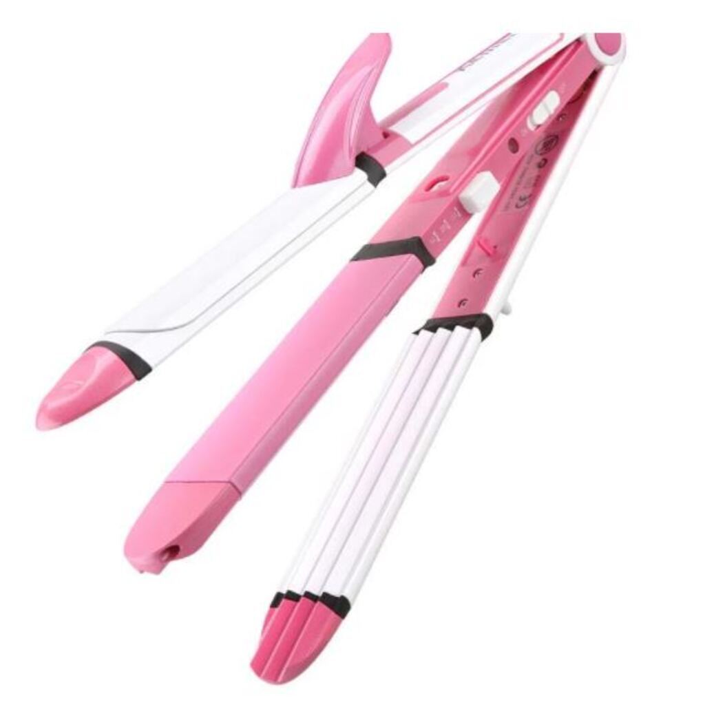 KEMEI 3 in 1 Hair Straightener KM-1291