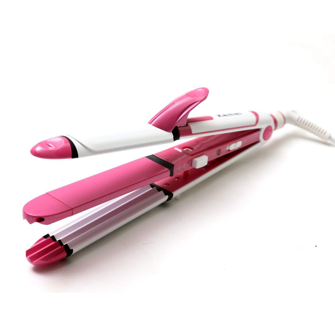 KEMEI 3 in 1 Hair Straightener KM-1291