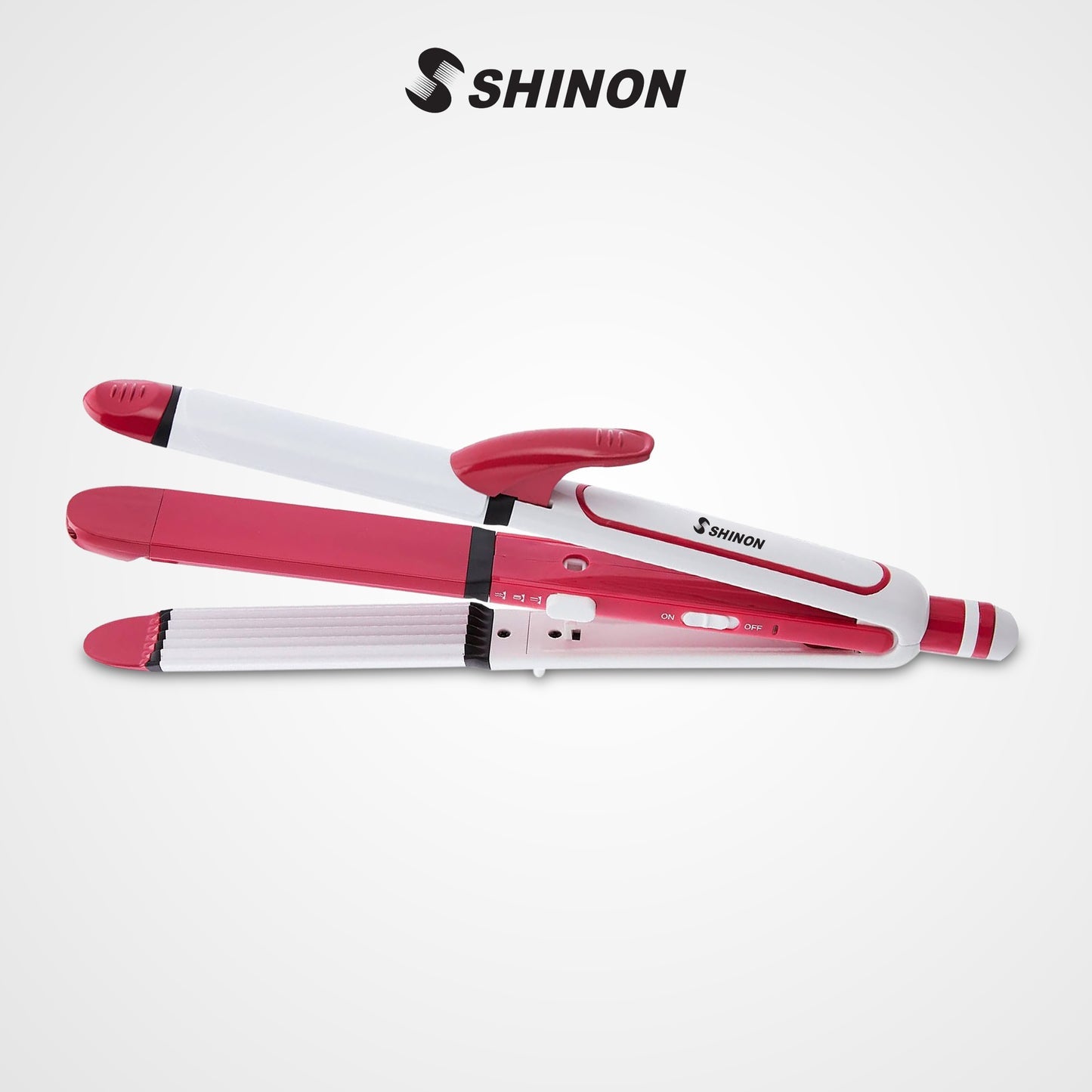SHINON 3 in 1 Hair straightener, crimple and roller SH-8088