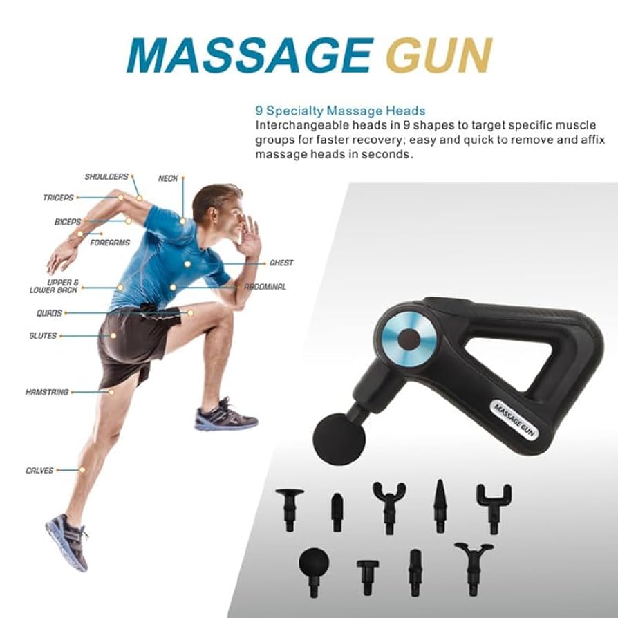 Blueidea Massage Gun - Deep Tissue Percussion Massager BLD-8891