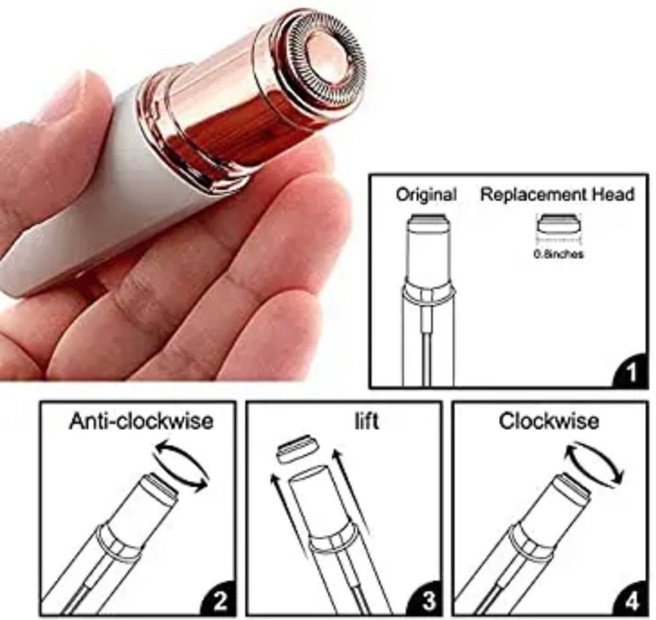 Flawless Facial Hair Remover - Orderly