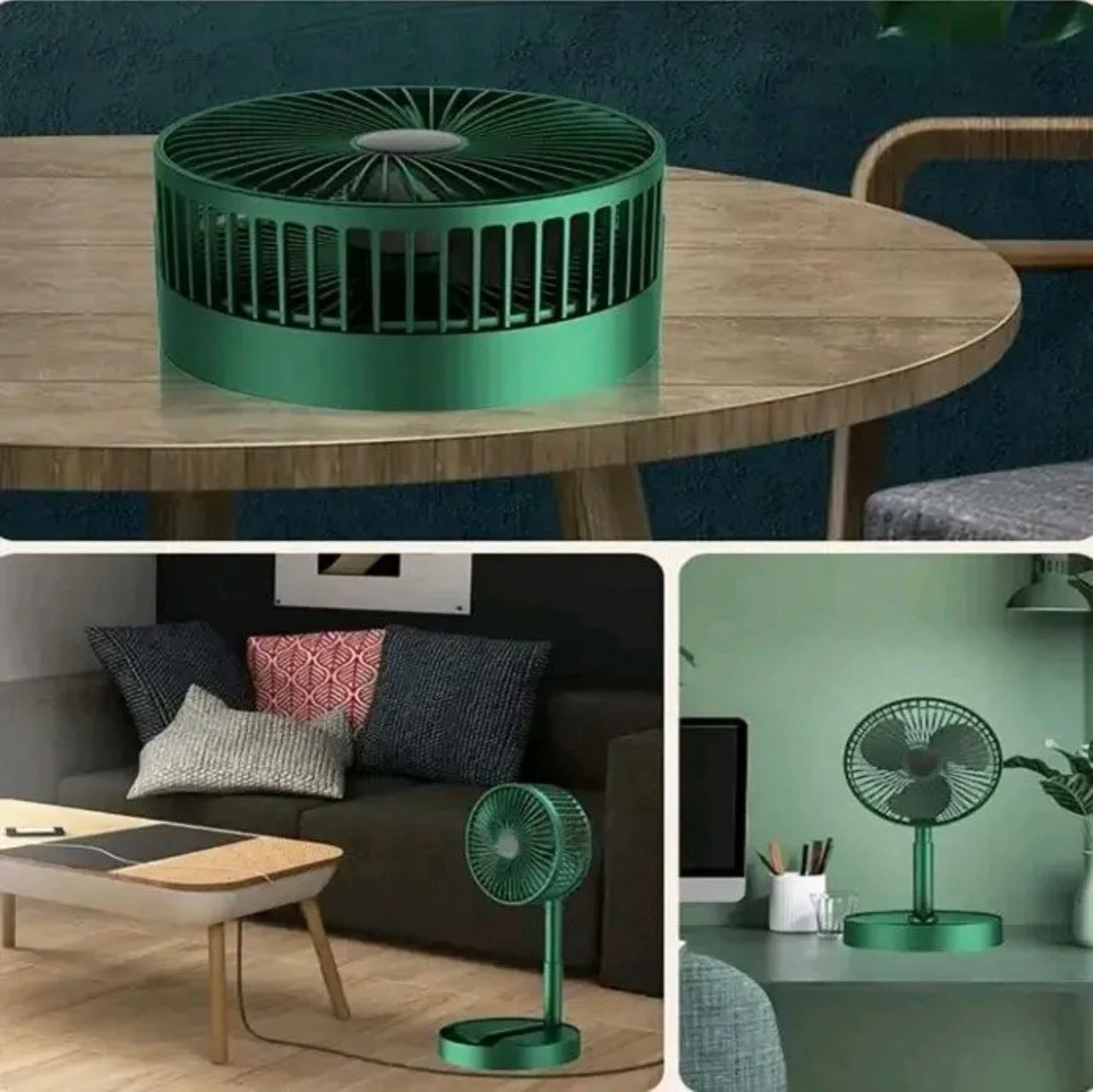 Rechargeable Telescopic Table Fan