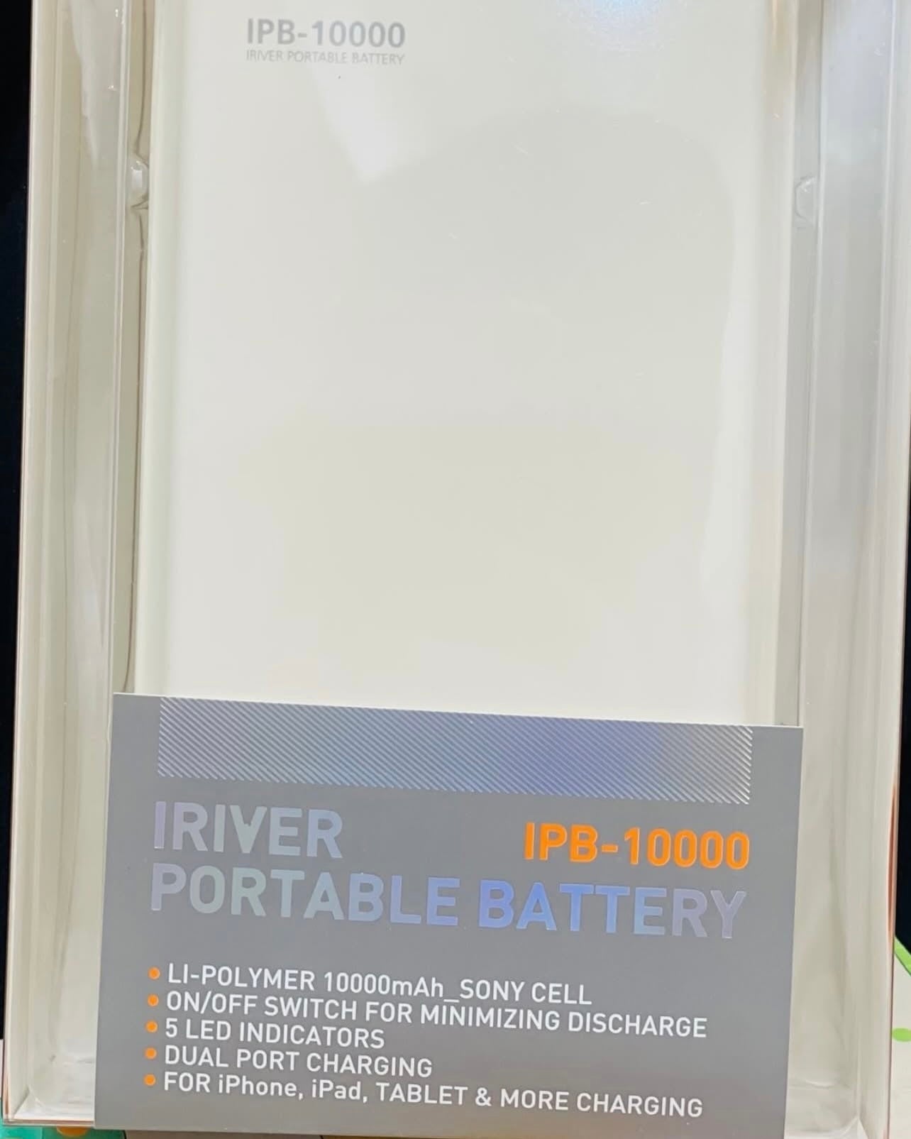 Iriver 10000mah Powerbank