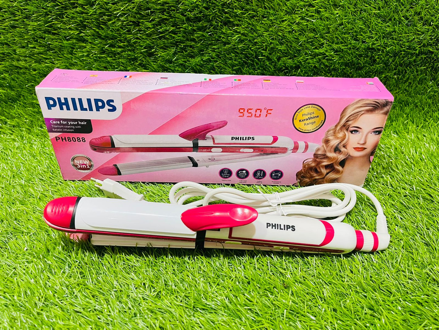 PHILIPS 3 in 1 Professional Hair Straightener