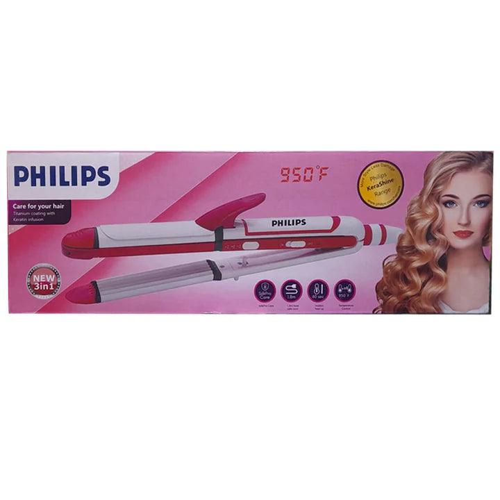 PHILIPS 3 in 1 Professional Hair Straightener