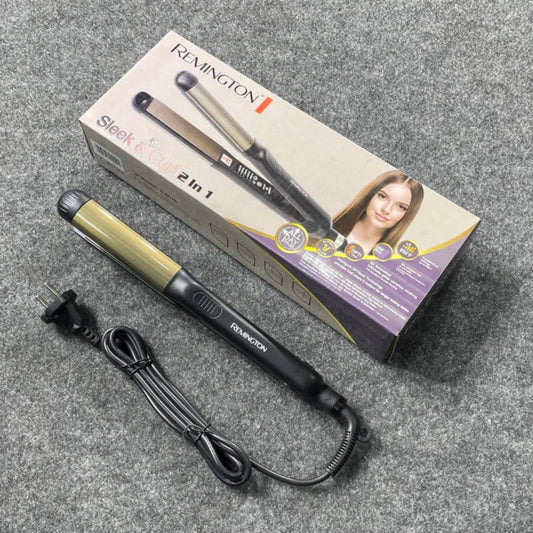 Remington 2 in 1 Sleek & Curl Hair Straightener