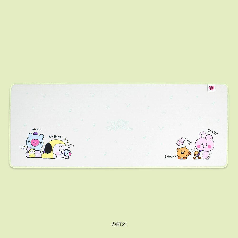 BT21 Official Long keyboard & Mouse Pad - Orderly