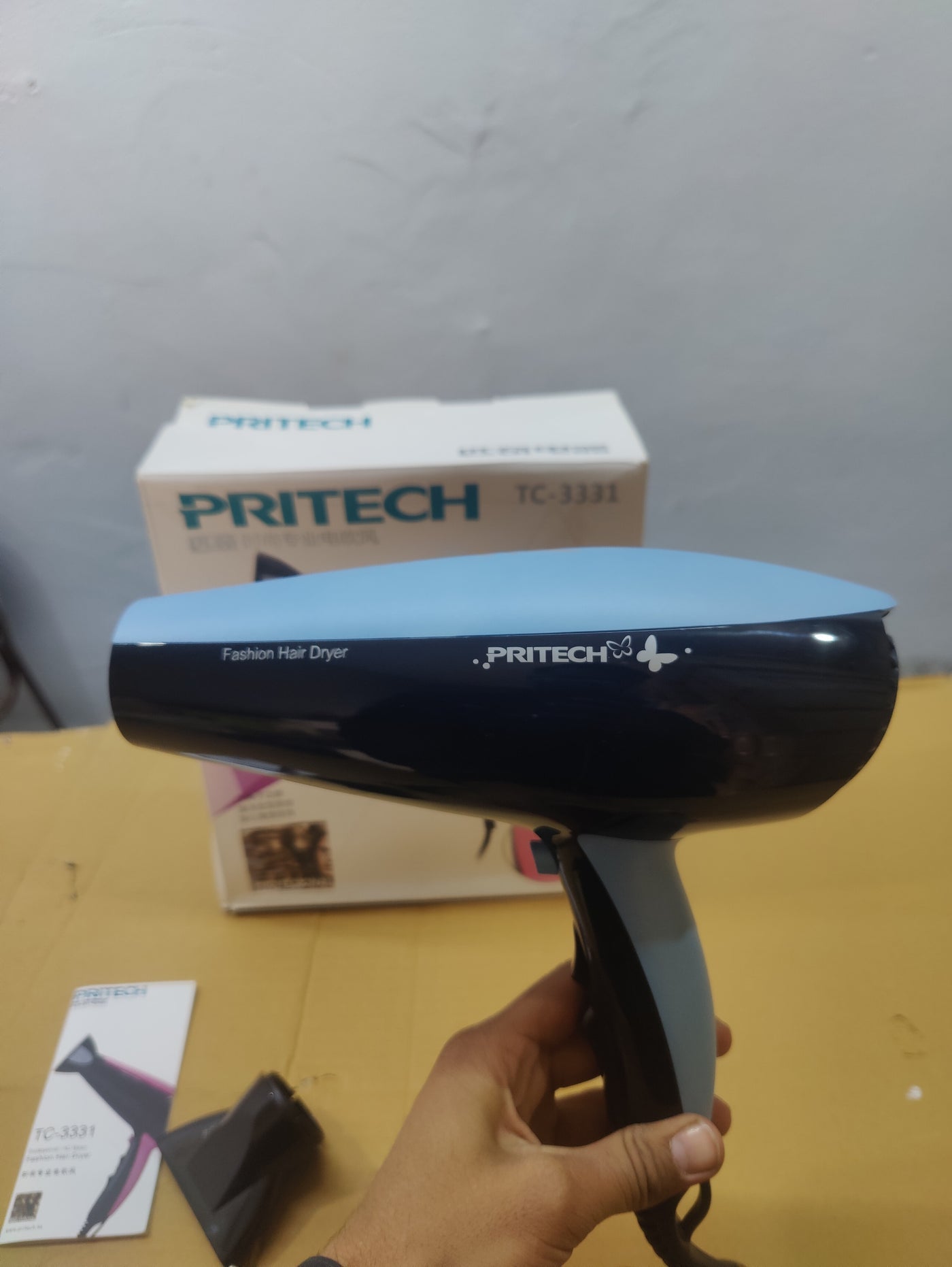 PRITECH Professional Fashion Hair Dryer TC-3331