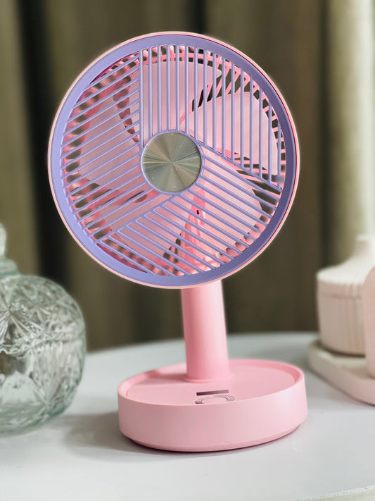 Rechargeable Table Fan with 360 Degree Rotation