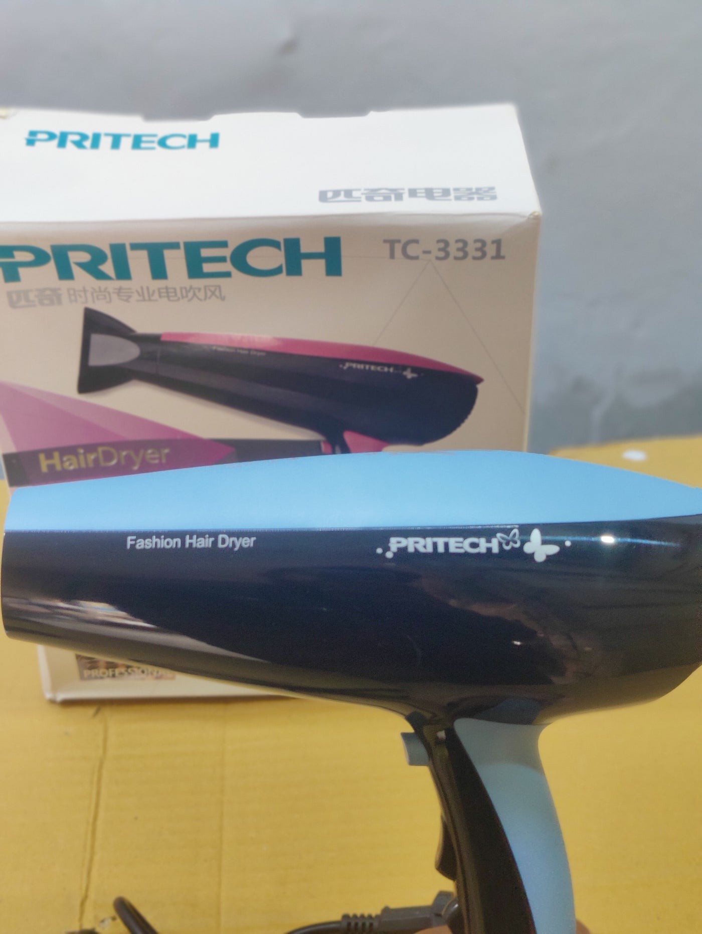 PRITECH Professional Fashion Hair Dryer TC-3331