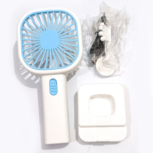 Rechargeable Hand Fan with Table Stand