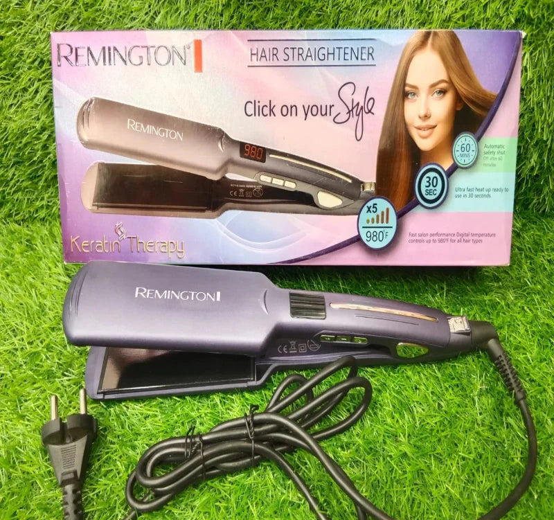 REMINGTON Keratin Therapy Hair Straightener – Digital Control & Fast Heat S-8921