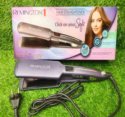 REMINGTON Keratin Therapy Hair Straightener – Digital Control & Fast Heat S-8921