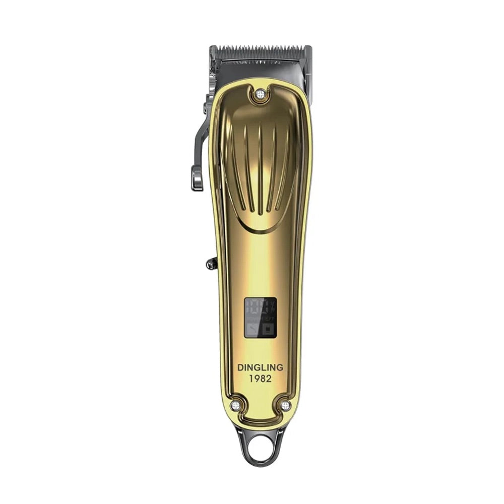 DINGLING 1982 Professional Cordless Hair Clipper – Golden Edition
