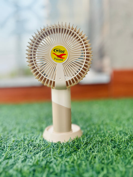Charming Beige Koala Portable Handheld Fan - USB Rechargeable Aesthetic Mini Desk Fan