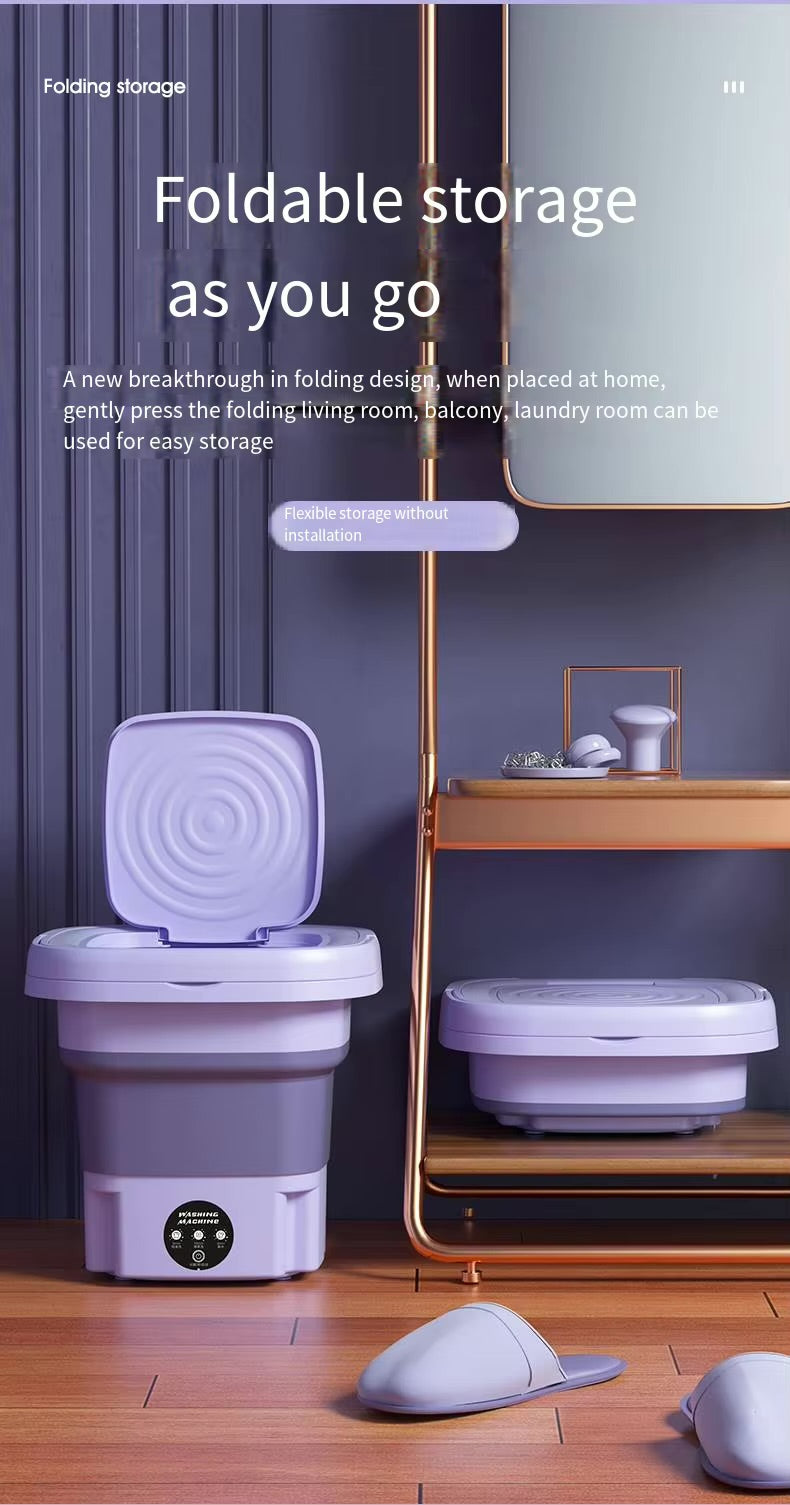 Portable Folding Mini Washing Machine