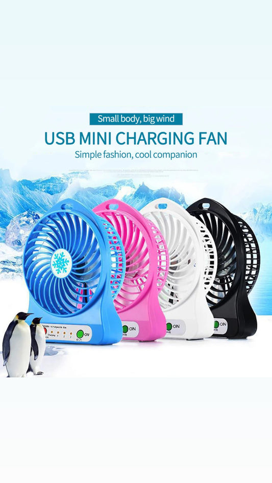 Portable Mini fan with led light - Orderly