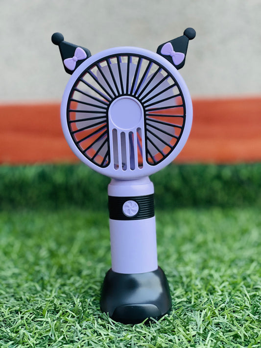 Rechargeable Cat Fan with Mobile Stand