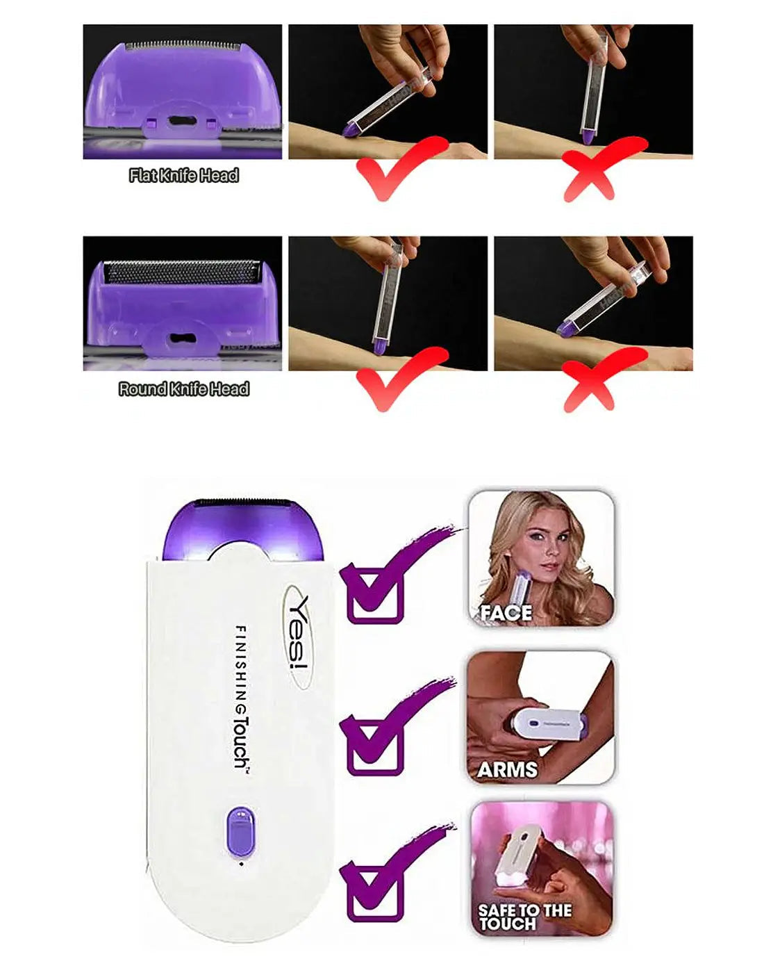 Yes Finishing Touch Hair Remover 2 in 1