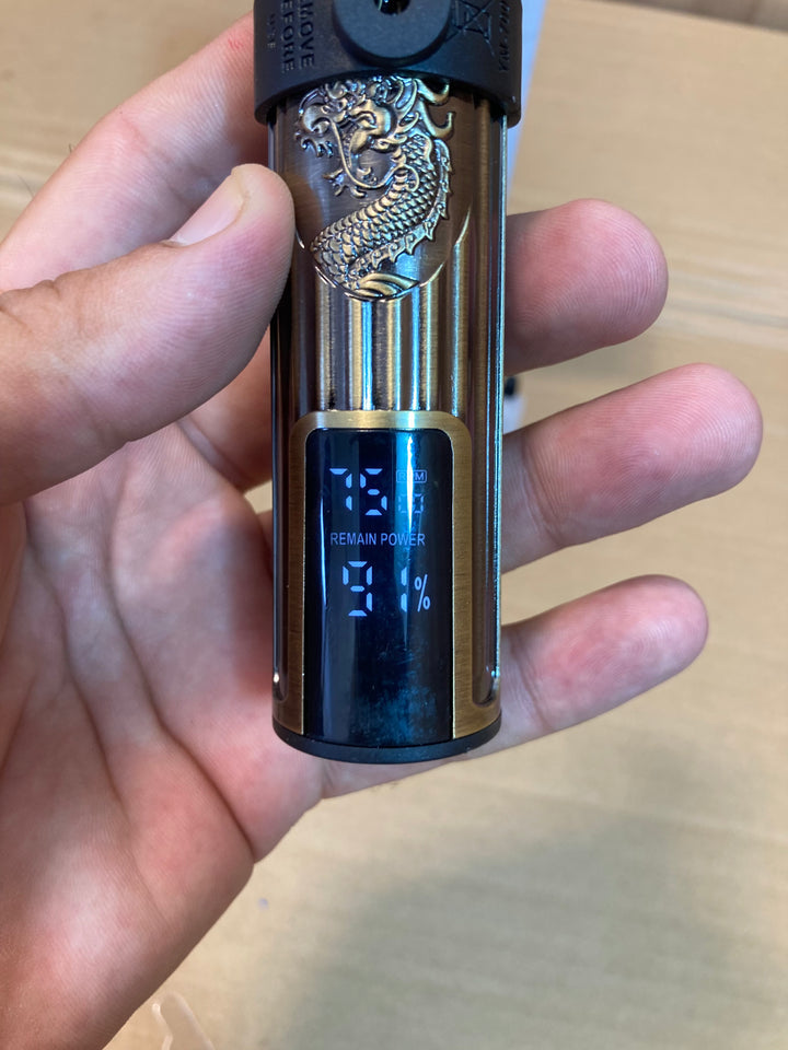 DALING Professional T-Blade Hair Clipper – Dragon Engraved, Digital Display DL-1701