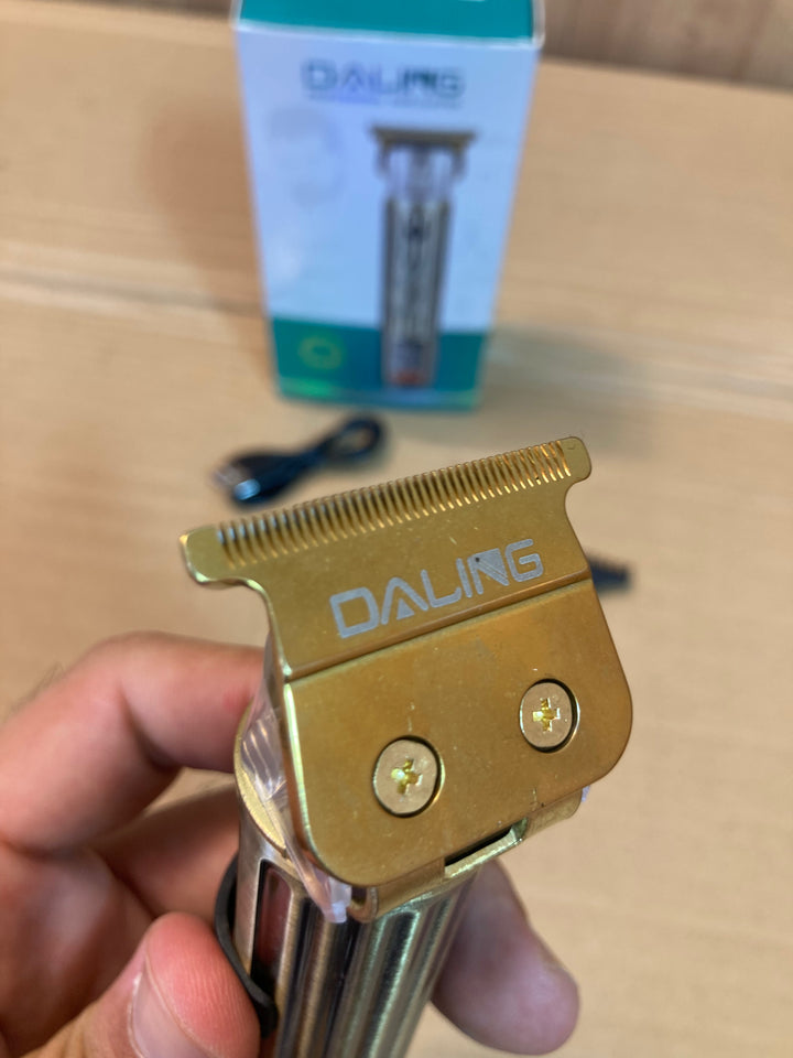 DALING Professional T-Blade Hair Clipper – Dragon Engraved, Digital Display DL-1701